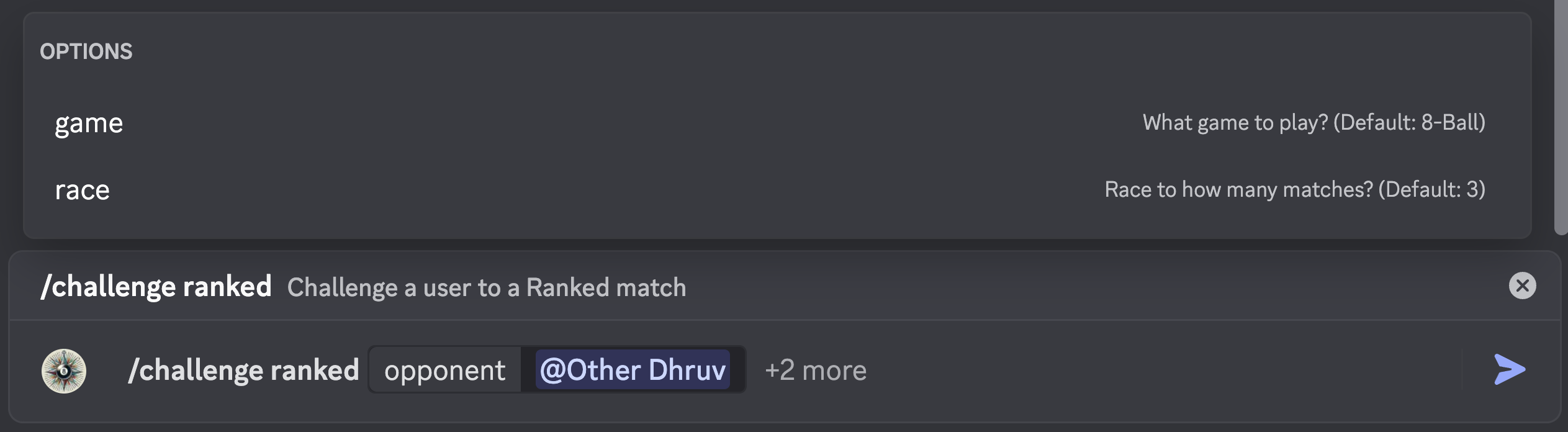 Ranked challenge confirmation embed