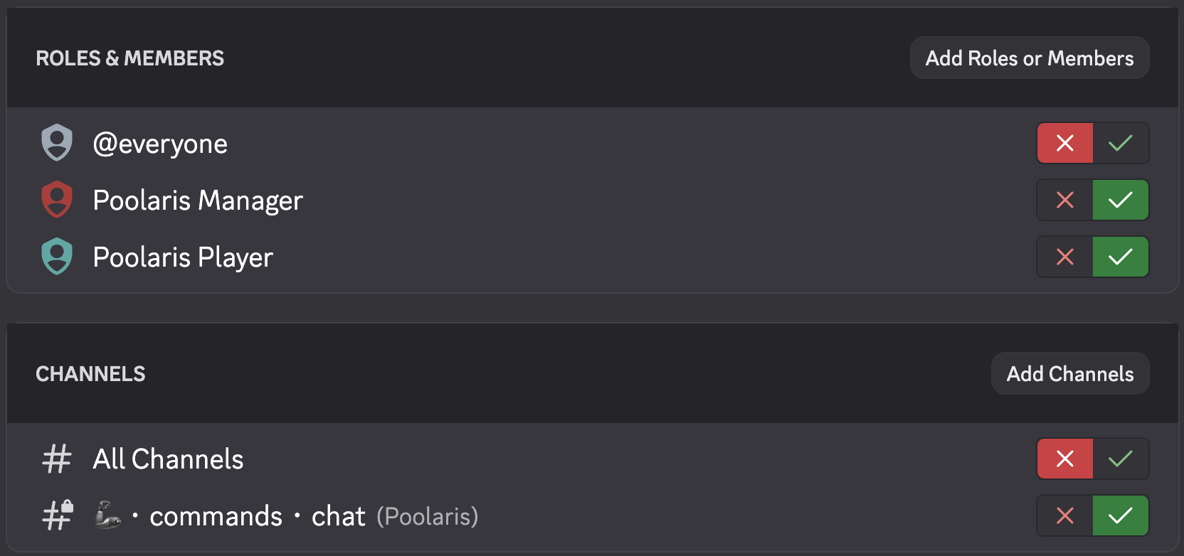 Recommended Integration Settings